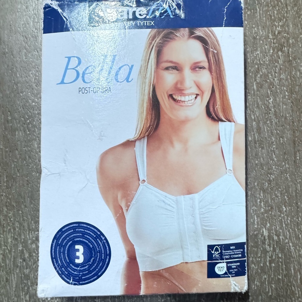 Bella Tan Post-Op Bra New Size XL See Pictures